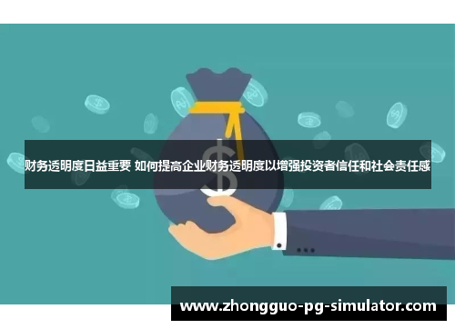 财务透明度日益重要 如何提高企业财务透明度以增强投资者信任和社会责任感